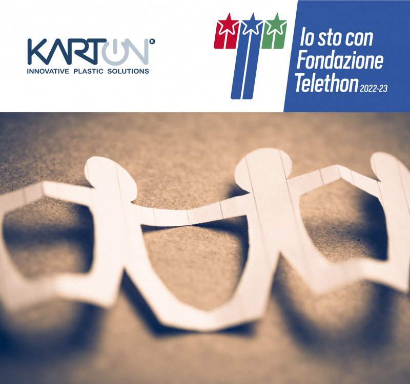 Karton, continua l'impegno per sostenere la ricerca Telethon